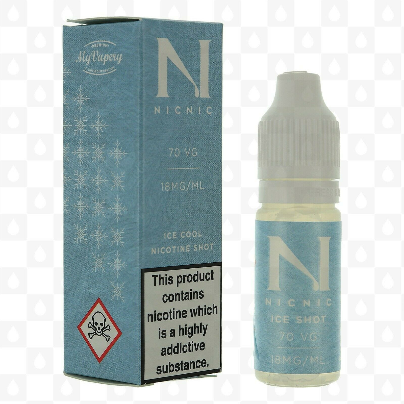 Nic Nic Ice Cool Nicotine Shots - 18mg - 70VG | Vapestorm